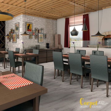 Designfußboden von Corpet im Restaurant